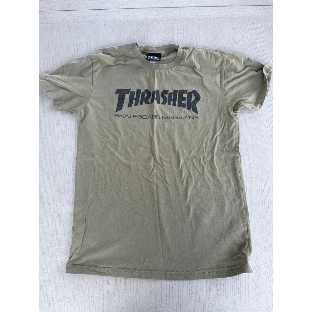 THRASHER Mag magazine Distressed Grunge Skater E girl Shirt